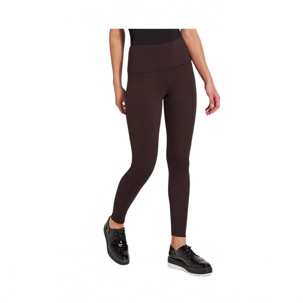 NEW LYSSE women's signature center seam legging in double espresso